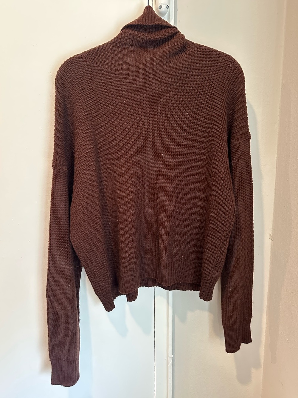 Chocolate Brown Warm Sweater, Size L